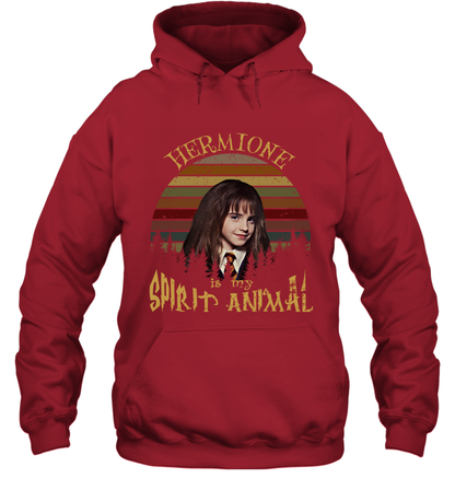 Hermione Is My Spirit Animal Harry Potter Fan Hoodie Hoodie Red