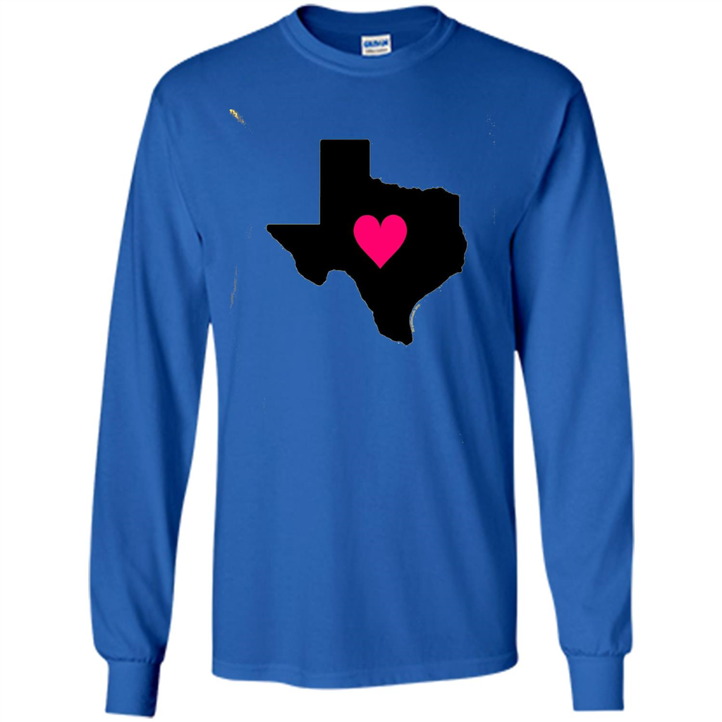 Texas - My Heart Is In Texas T-shirt Royal