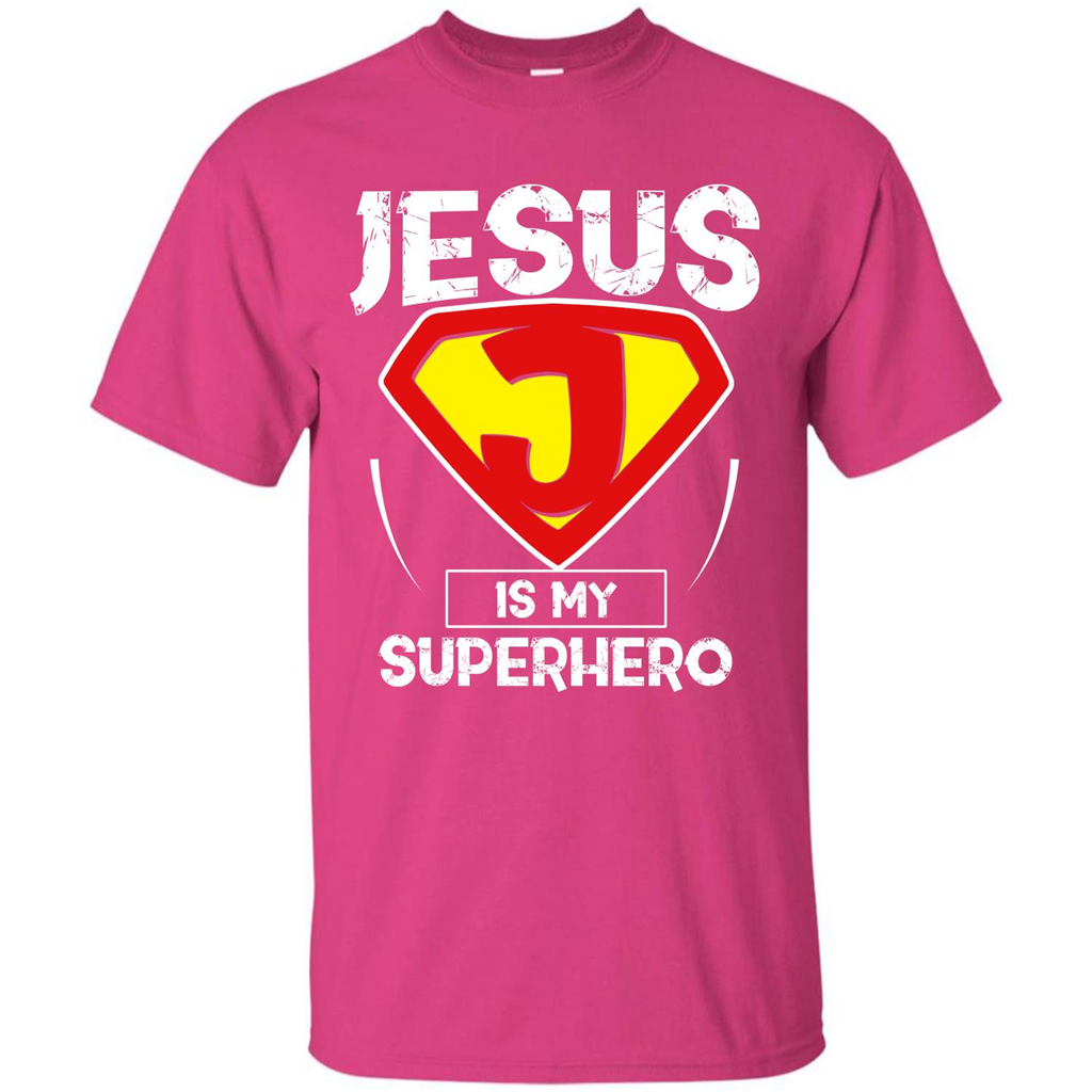 Christian T-shirt Jesus Is My Superhero T-shirt