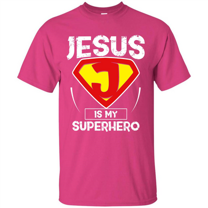 Christian T-shirt Jesus Is My Superhero T-shirt