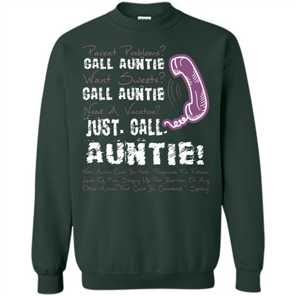 Aunt T-shirt Parent Problems Call Auntie T-shirt