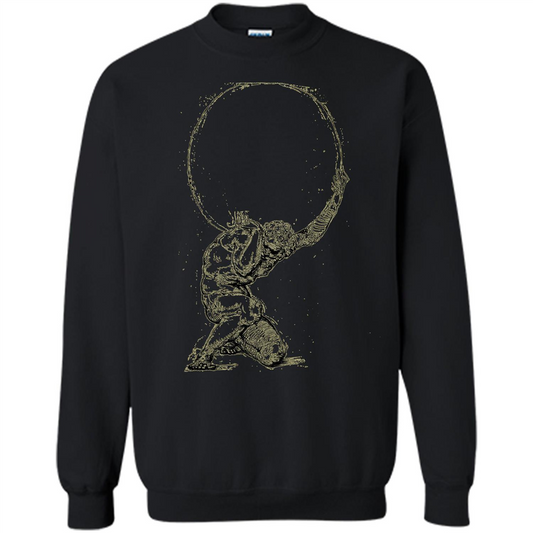 Atlas Greek Mythology Greece T-Shirt Black