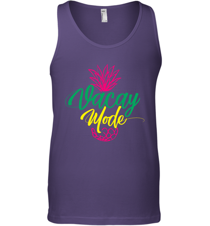 Vacay Mode Pineapple Summer Vacation Holiday Shirt Tank Top Tank Top Purple