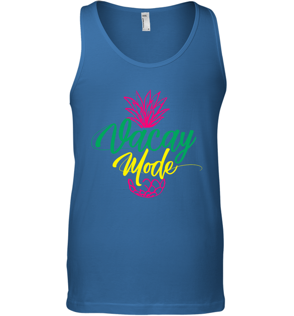 Vacay Mode Pineapple Summer Vacation Holiday Shirt Tank Top Tank Top Royal
