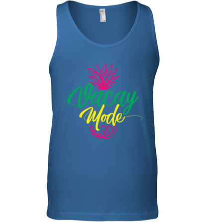Vacay Mode Pineapple Summer Vacation Holiday Shirt Tank Top Tank Top Royal