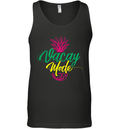 Vacay Mode Pineapple Summer Vacation Holiday Shirt Tank Top Tank Top Black