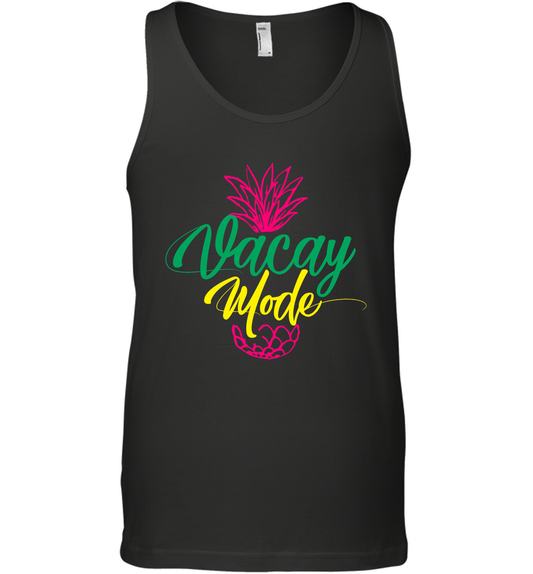 Vacay Mode Pineapple Summer Vacation Holiday Shirt Tank Top Tank Top Black