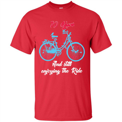 Anniversary T-shirt 10 Years And Still Enjoying The Ride Red