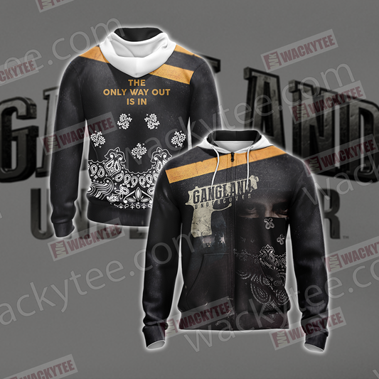 Gangland (TV series) Unisex Zip Up Hoodie Jacket 4XL