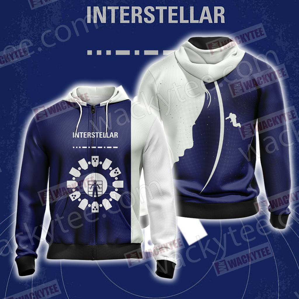 Interstellar Unisex Zip Up Hoodie Jacket