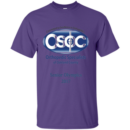 OSOC 9 Senior Olympics 2017 T-shirt Purple