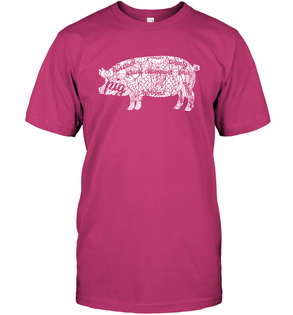 Pig Grand Champion Shirt T-Shirt T-Shirt Heliconia