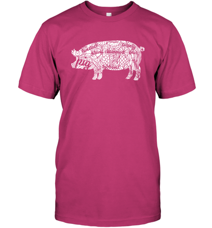Pig Grand Champion Shirt T-Shirt T-Shirt Heliconia
