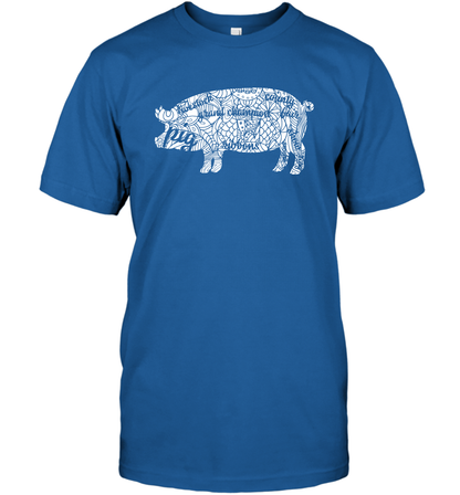 Pig Grand Champion Shirt T-Shirt T-Shirt Royal