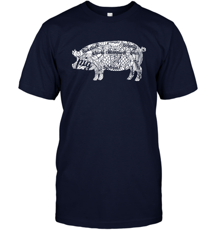 Pig Grand Champion Shirt T-Shirt T-Shirt Navy