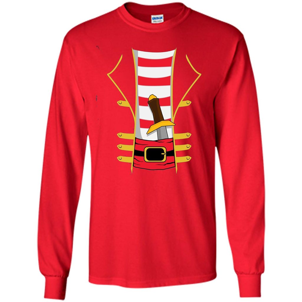 Pirate Sword T-shirt Halloween Costume - Dress Like A Pirate Red