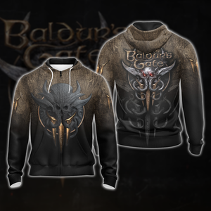 Baldur's Gate 3 Symbol Unisex 3D T-shirt Zip Hoodie Zip Hoodie S 