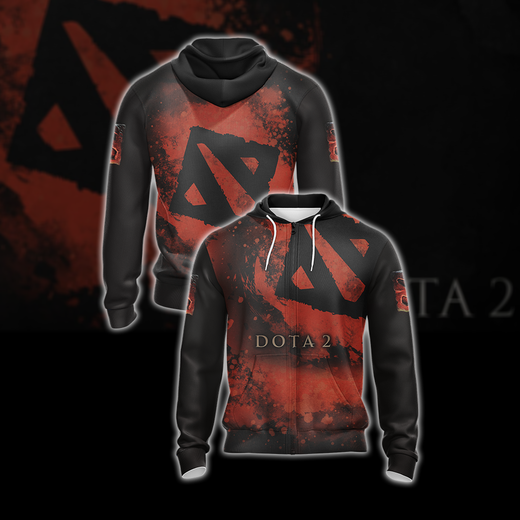 Dota 2 New Unisex Zip Up Hoodie