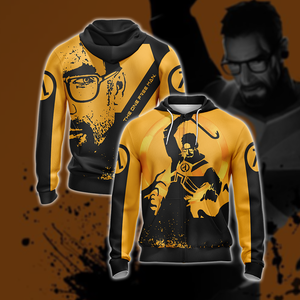 Half-Life - The One Free Man Unisex Zip Up Hoodie