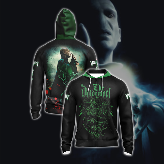 Harry Potter - Voldemort Unisex Zip Up Hoodie