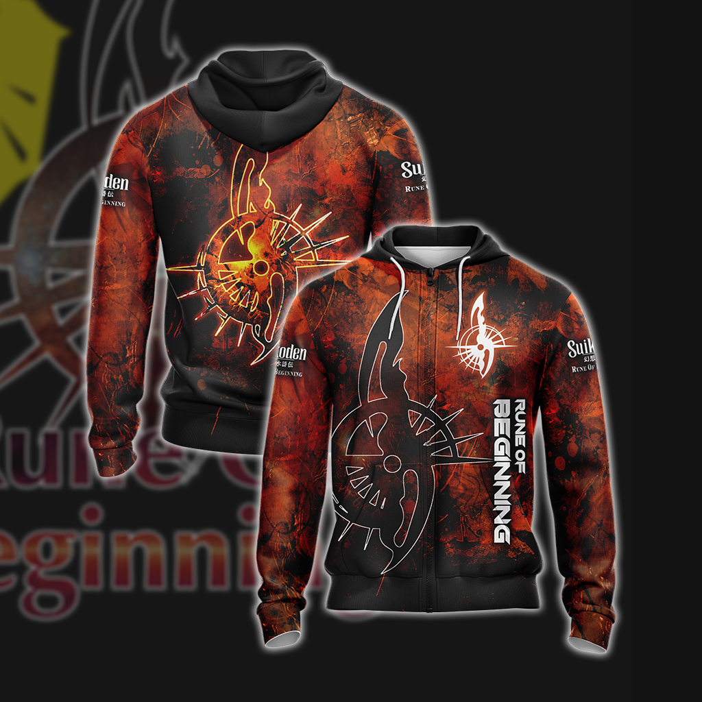 Suikoden 2 - Rune of Beginning Unisex Zip Up Hoodie