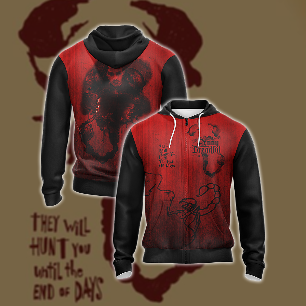 Penny Dreadful (Tv Show) New Unisex Zip Up Hoodie - WackyTee