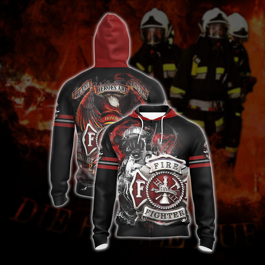 The True Heroes Are The Ones Who Never Made It Home Unisex Zip Up Hoodie 4XL