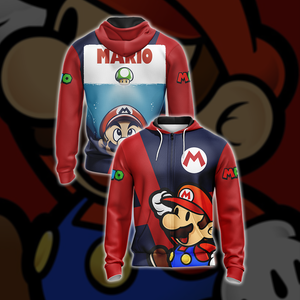 Mario New Collection Unisex Zip Up Hoodie