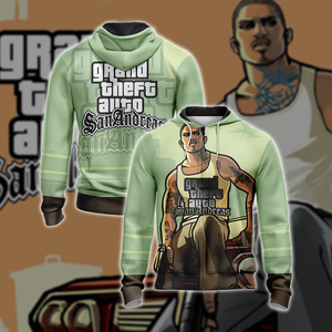 Grand Theft Auto: San Andreas Unisex Zip Up Hoodie