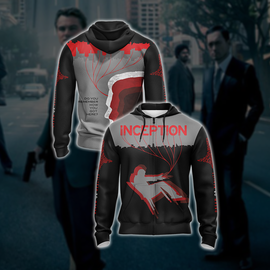 Inception Unisex Zip Up Hoodie 4XL