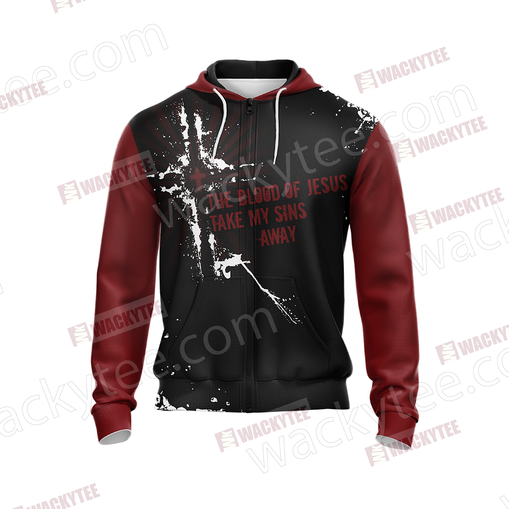 Christian - Seven Godly Sins Unisex Zip Up Hoodie Jacket