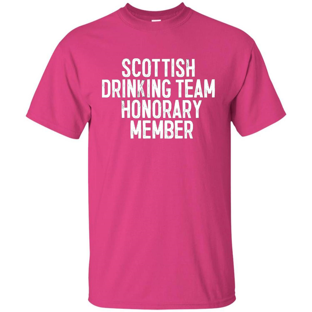Scottish Drinking Team Honorary Member T-Shirt Heliconia