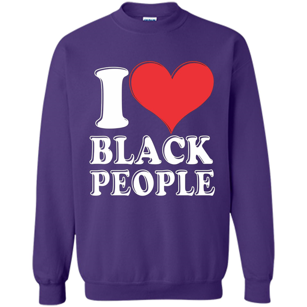 I love black People T-shirt Black is Beautiful Black Pride Purple