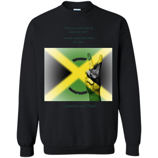 Jamaican Pride T-shirt Jamaican And Proud Black